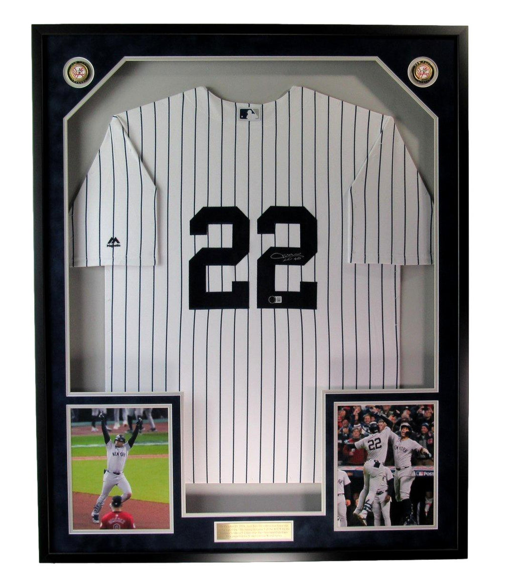 Juan Soto Signed/Autographed White NY Yankees Jersey Framed Beckett 190942