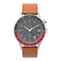 Timex Waterbury Traditional GMT 39mm Watch — Stainless Steel/Tan/Black