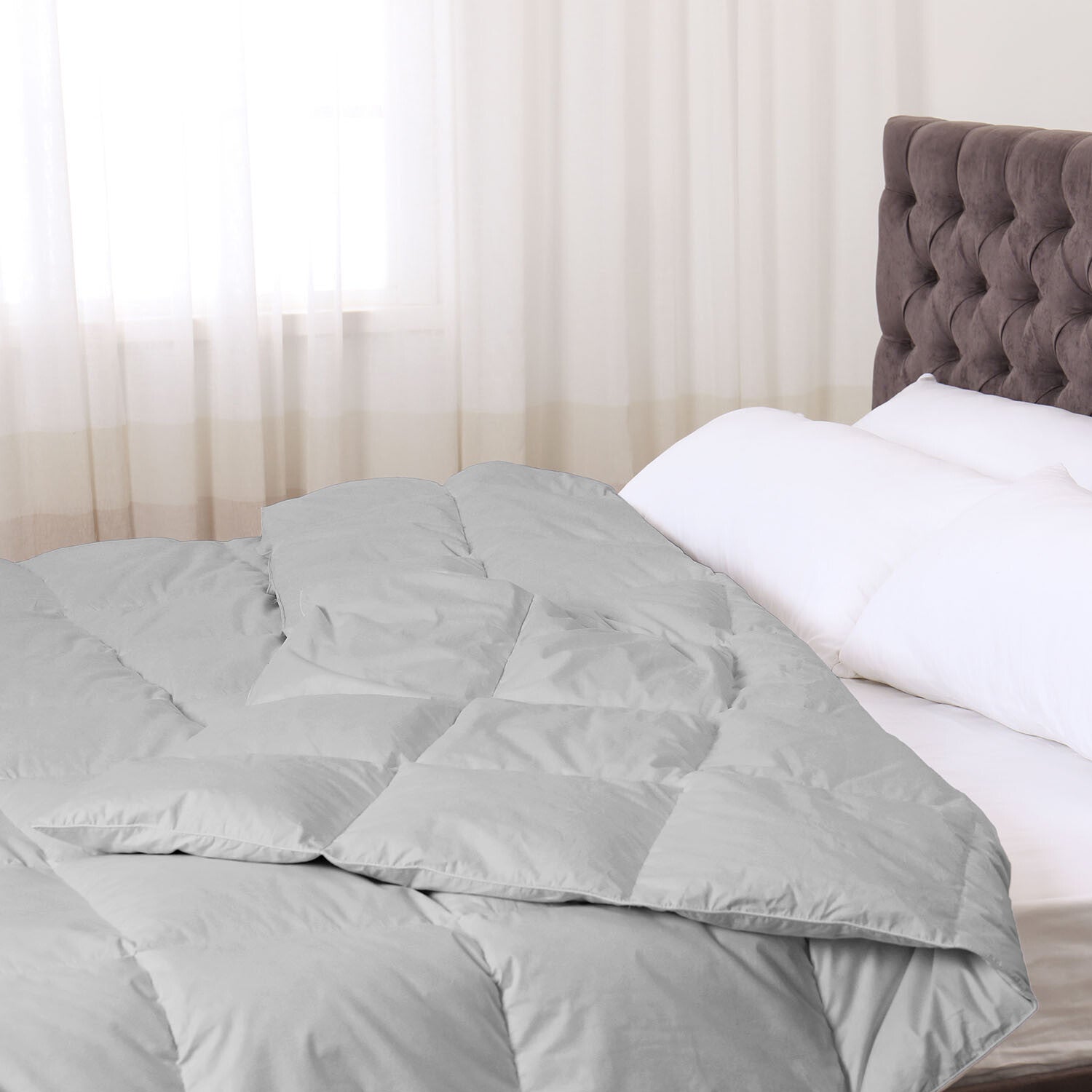 Cloud End Down Alternative Comforter // Cloud Gray