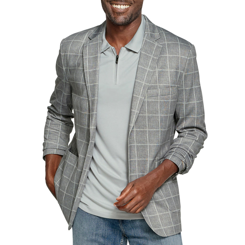 XC Flex Pinnacle Blazer // Gray Plaid