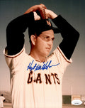 Hoyt Wilhelm HOF Signed/Autographed 8x10 Photo New York Giants JSA 191096