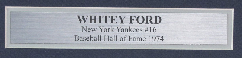 Whitey Ford HOF Signed/Auto 8x10 Photo New York Yankees Framed JSA 190856