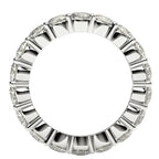 Round Cut Lab Grown Diamond Eternity Ring in 14k White Gold (2 cttw FG/VS2)