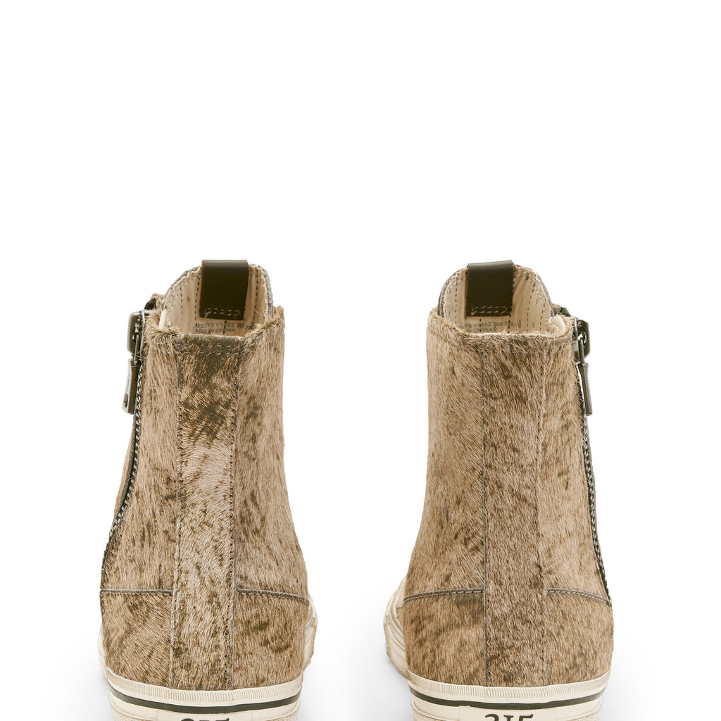 Vulc Zip High Top // Distressed Brown