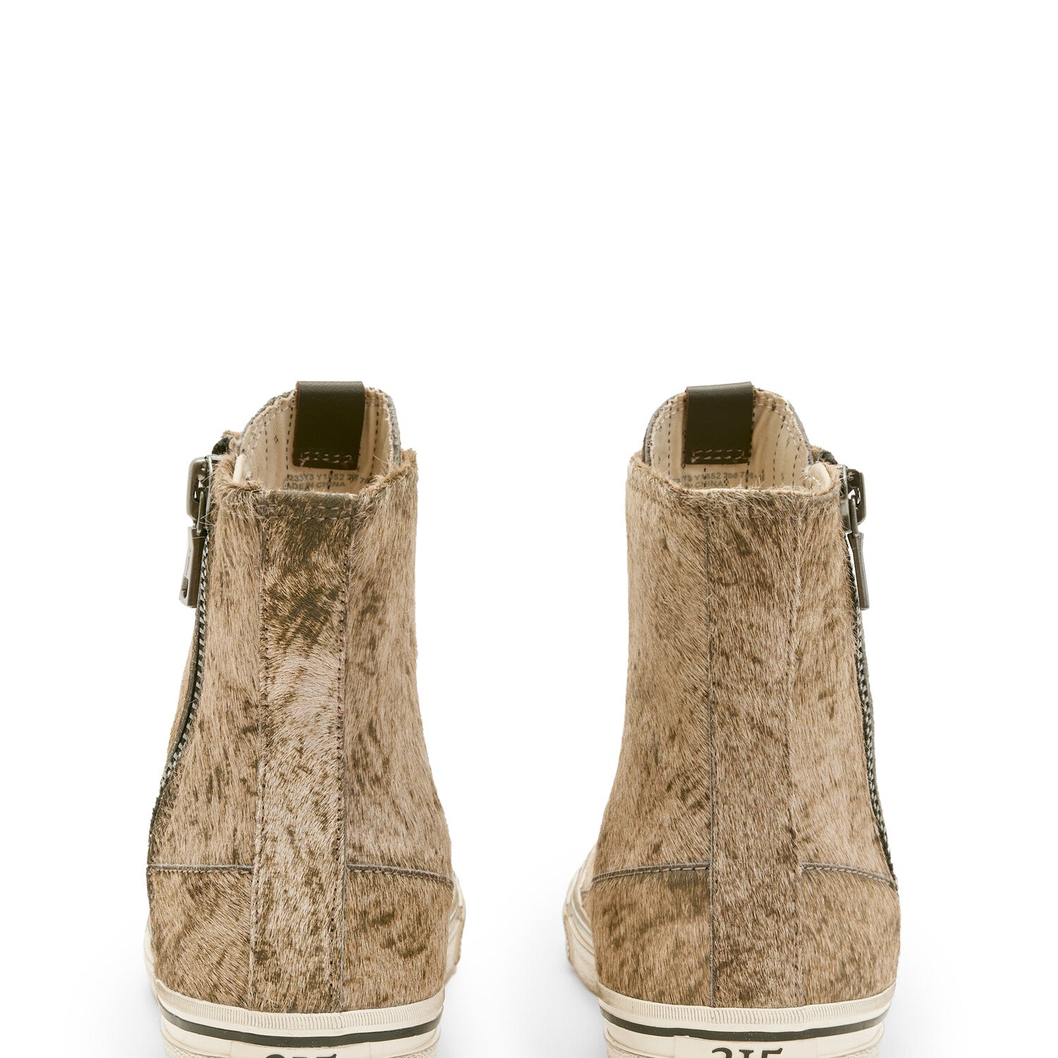 Vulc Zip High Top // Distressed Brown