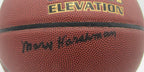 Marv Harshman HOF Signed Washington State Spalding Basketball Beckett 151715