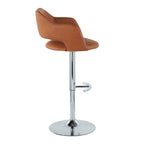 Margarite - Contemporary Ajustable Barstool With Swivel (Set of 2)