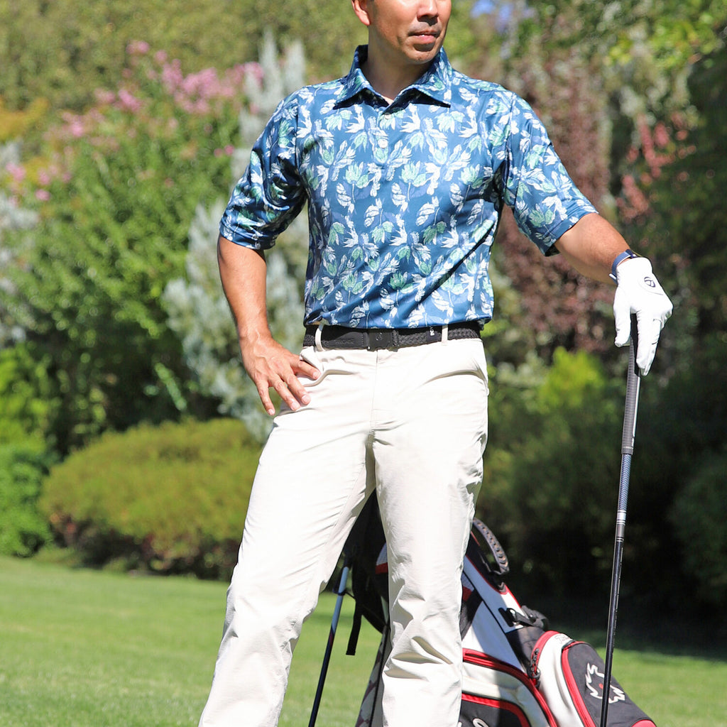 Men's Short Sleeve Polo // Vintage Tropical
