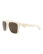Square-Frame Injection Sunglasses