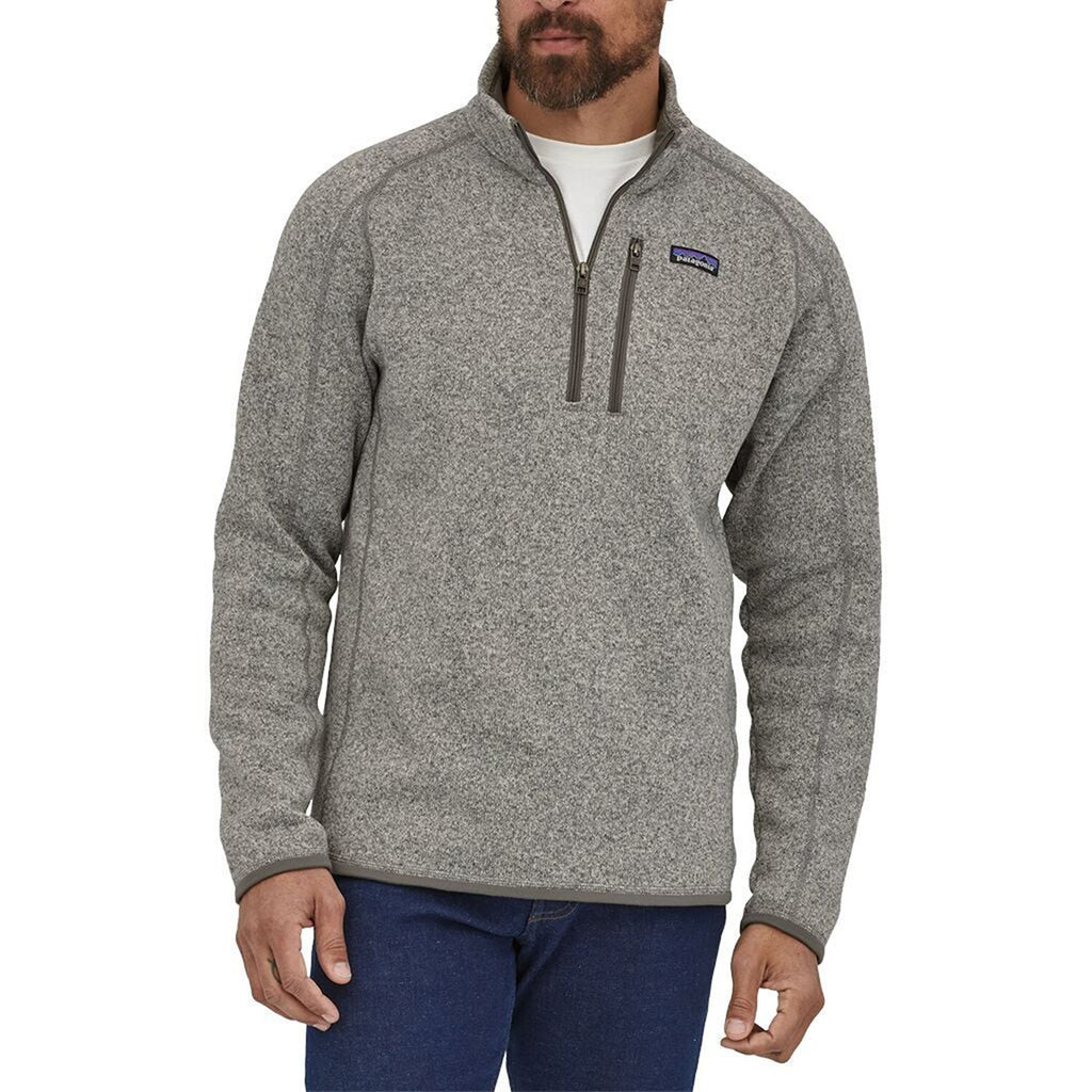 Men's // Better Sweater 1/4-Zip Fleece Jacket // Stonewash