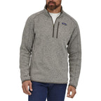 Men's // Better Sweater 1/4-Zip Fleece Jacket // Stonewash