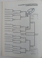 1971 NCAA Men's Basketball Championship Final Four Program UCLA Bruins 159071