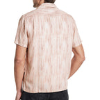 Dan // Camp Collar Shirt in Print // Grapefruit