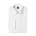 William Semi Point Spread Collar Shirt II // White