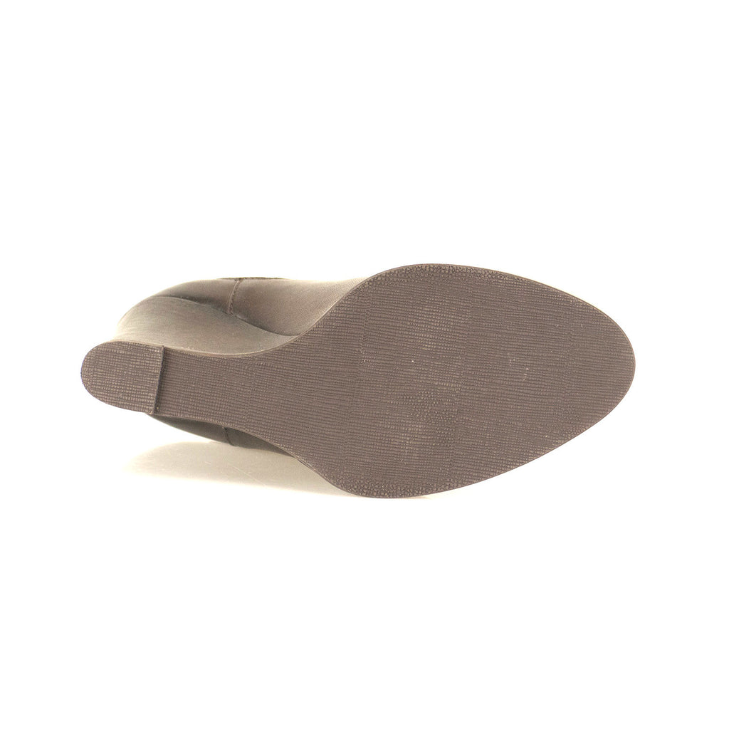 Women's Leather Wedge Heels // Brown