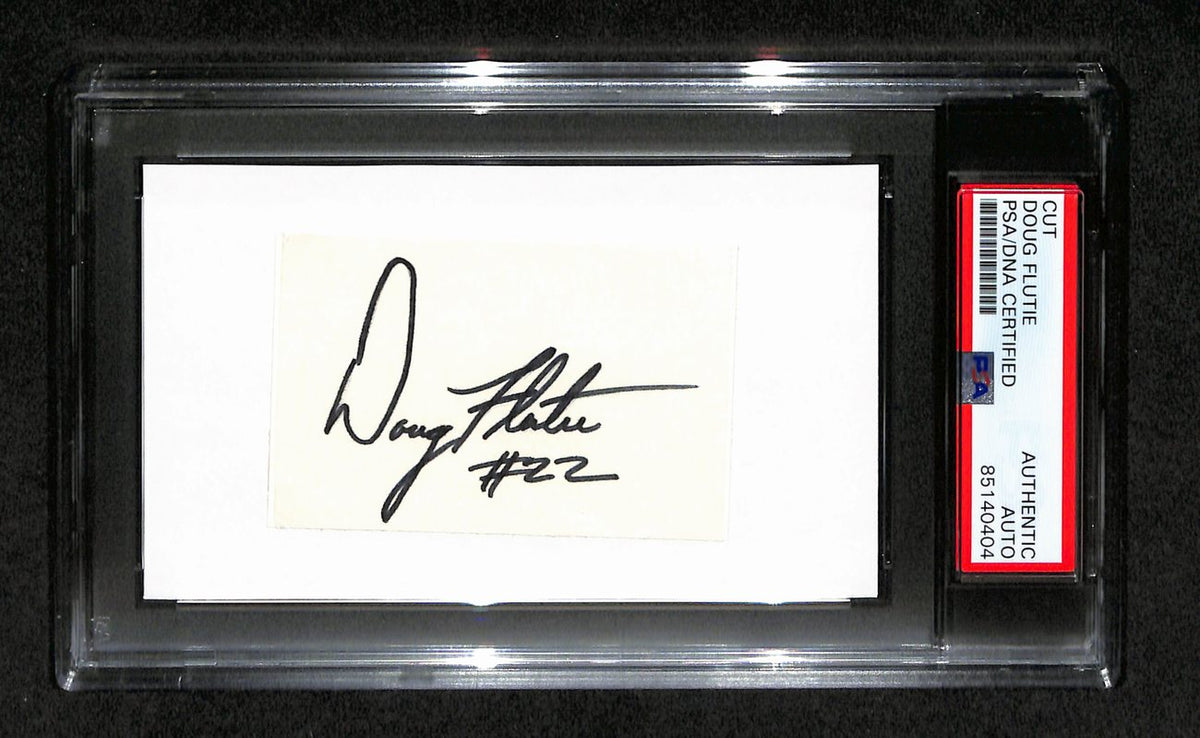 Doug Flutie Autographed 3x5 Cut Card PSA/DNA 186547