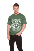 Death Before Men's Bamboo Viscose/Organic Cotton Short Sleeve Graphic T-Shirt