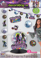 Disco Party Decorating Set – 12-Piece 70’s Groove Kit! 🕺✨
