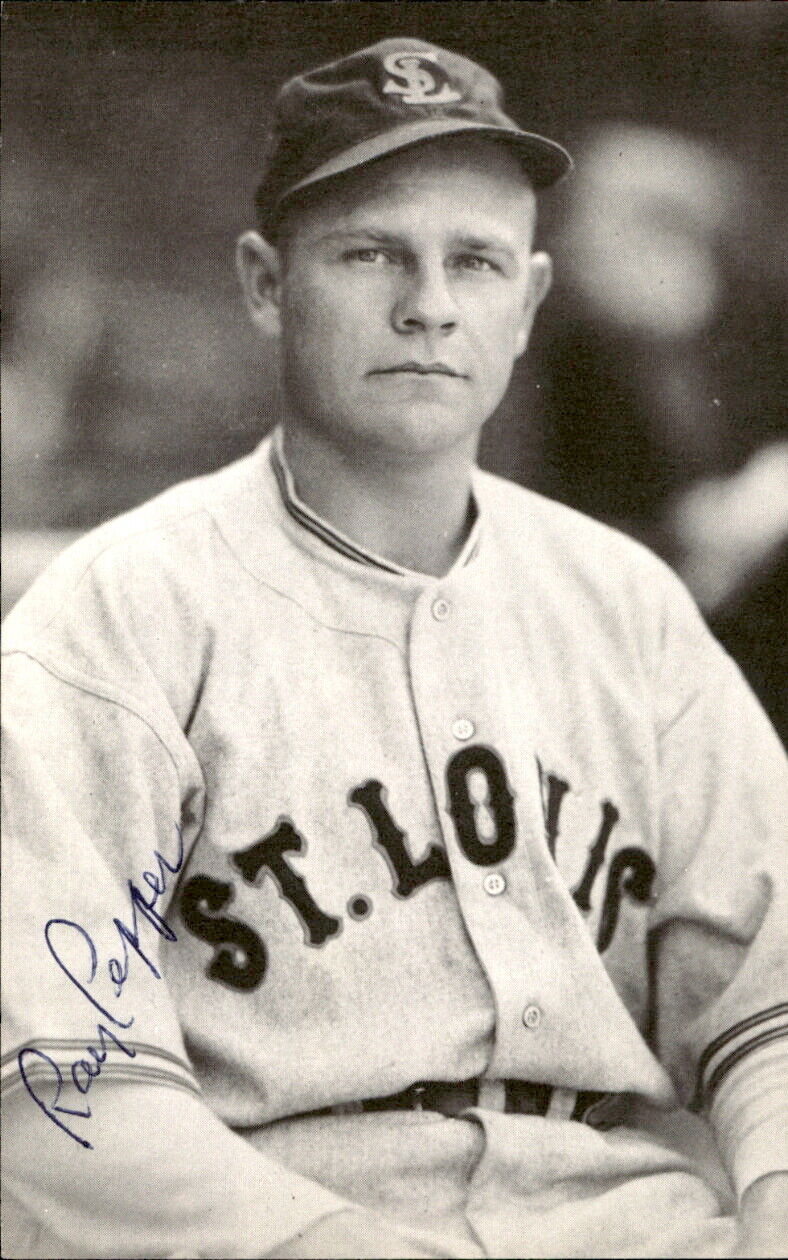 Ray Pepper Browns d. 1996 Signed/Autographed 3x5  Photo 178707
