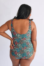 One Piece Tie Shoulder Breastfeeding Swimsuit 2026