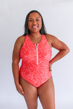 One Piece Zip Breastfeeding Swimsuit 2026