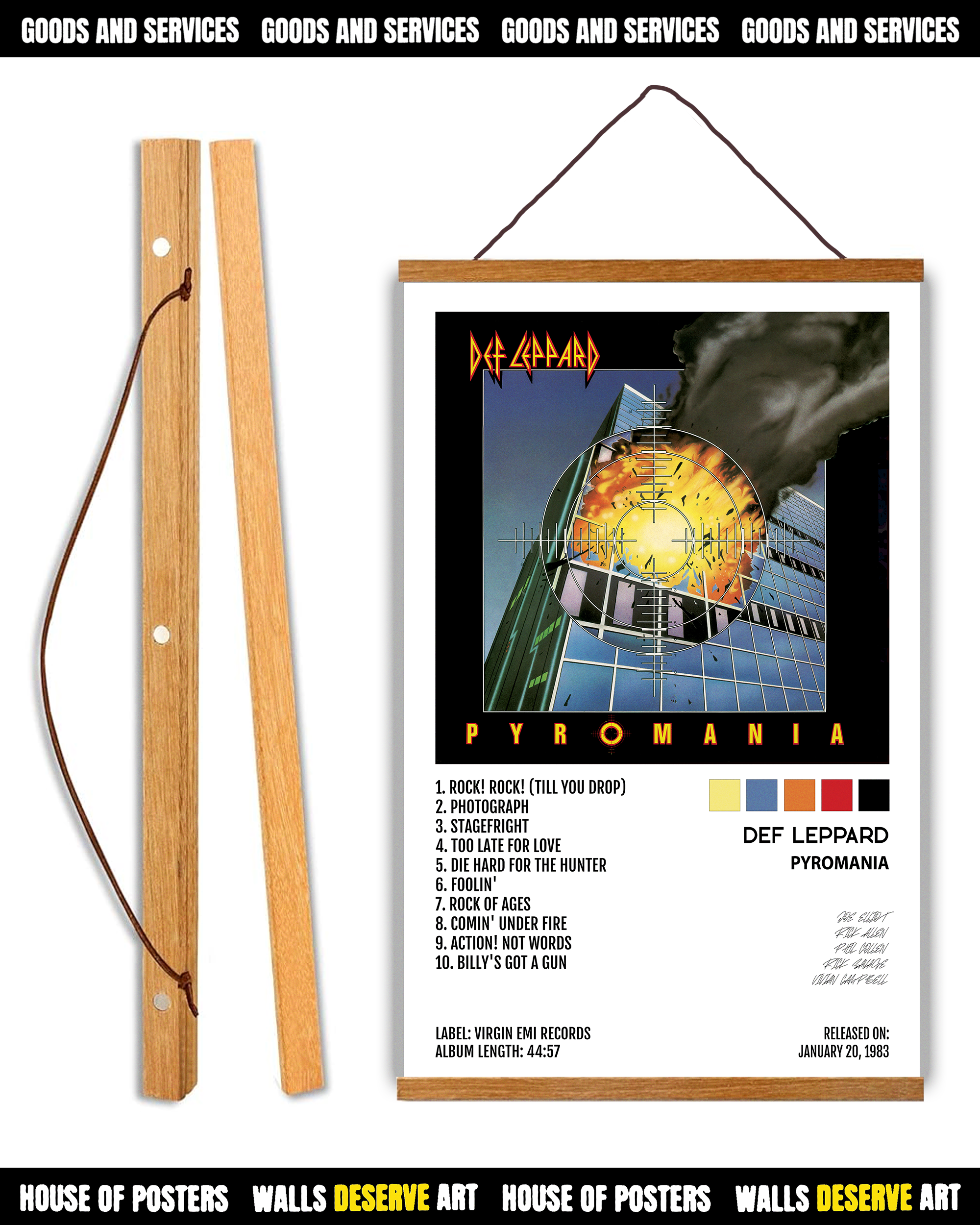 Def Leppard- Pyromania