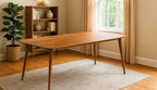 Edge Glued Hardwood Dining Table - Solid Kitchen Table