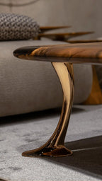 Luxury Epoxy Resin River Walnut Coffee Table | Osso Collection