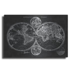 Charcoal World Map