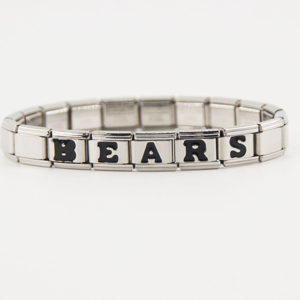 Chicago Bears Italian Charm Bracelet – Perfect Valentine’s Day, Holiday & Any Occasion Gift for Fans