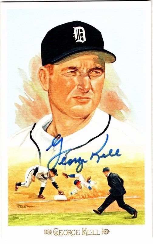 George Kell Autographed/Signed Perez Steele Celebration HOF Post Card 130262