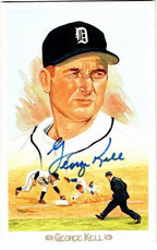 George Kell Autographed/Signed Perez Steele Celebration HOF Post Card 130262