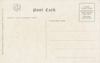 Vintage 1911 Football Themed Post Card with figure waving flag 149152