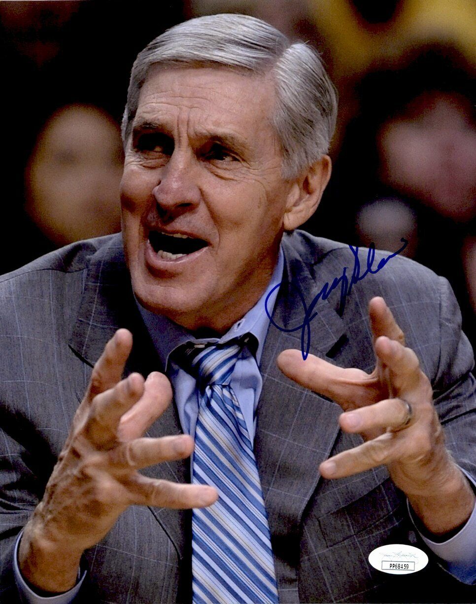 Jerry Sloan Utah Jazz HOF Signed/Autographed 8x10 Color Photo JSA 1606752