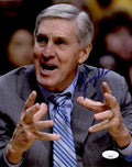 Jerry Sloan Utah Jazz HOF Signed/Autographed 8x10 Color Photo JSA 1606752