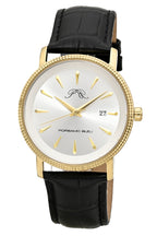 Porsamo Bleu Men's Veritas 2 Genuine Leather Band Watch 1362DVEL