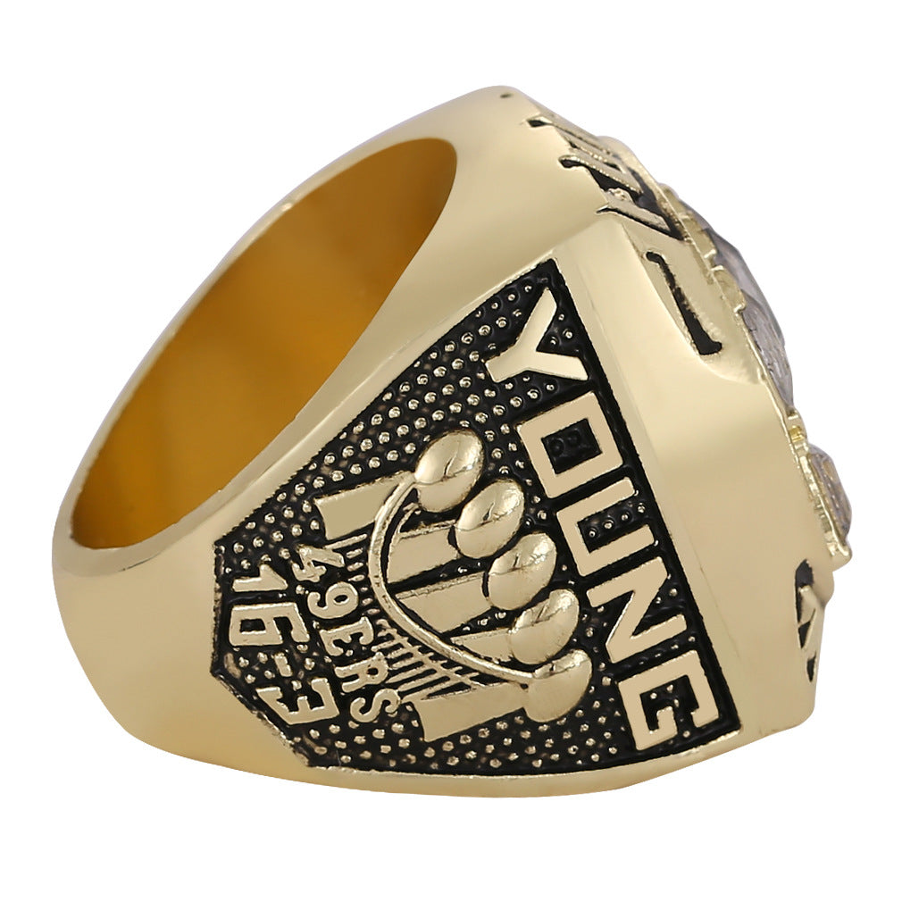 San Francisco 49ers Dynasty Era Ring & Trophy Set – Championship Replica Collector Display