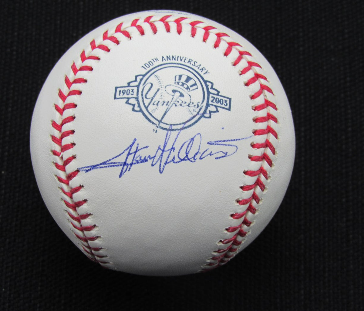 Stan Williams Signed/Auto Yankees 100th OML Baseball MAB 187088