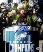Jason Kelce Signed/Autographed 8x10 Photo Philadelphia Eagles PSA 190045