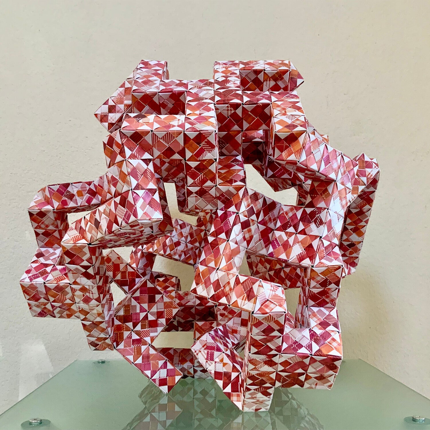 Twisted Symmetry Original Design Paper Sculpture