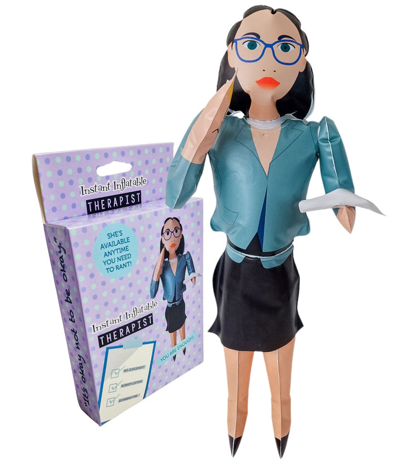 Inflatable Blow Up Therapist - RANT ANYTIME - Novelty Stocking Stuffer GaG Gift
