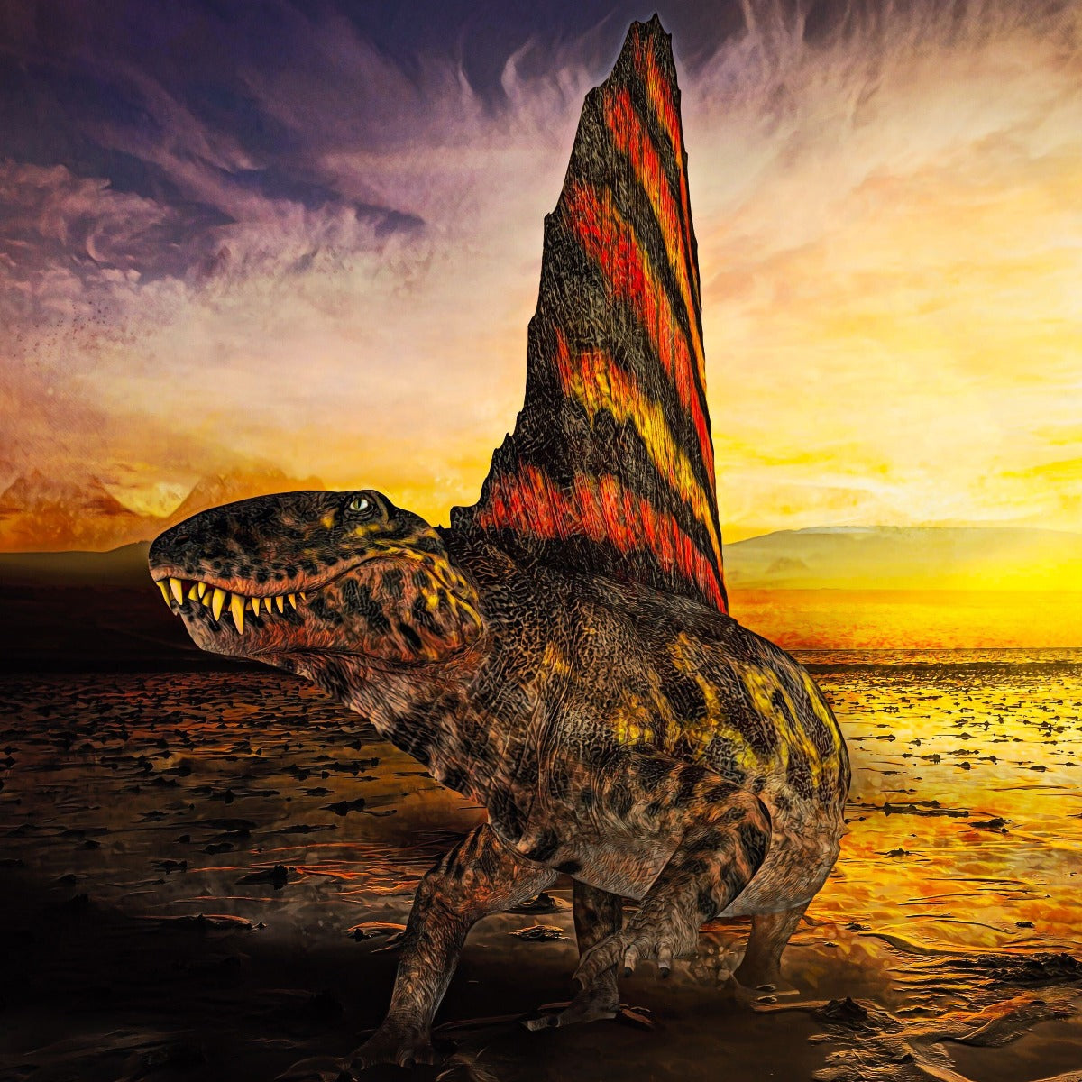Dimetrodon Spine Sail Fragments