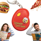 😂Food Dinner Decider Electronic Pocket KeyChain GaG 🍗🍟 20 Dinner Options!🍕🍔