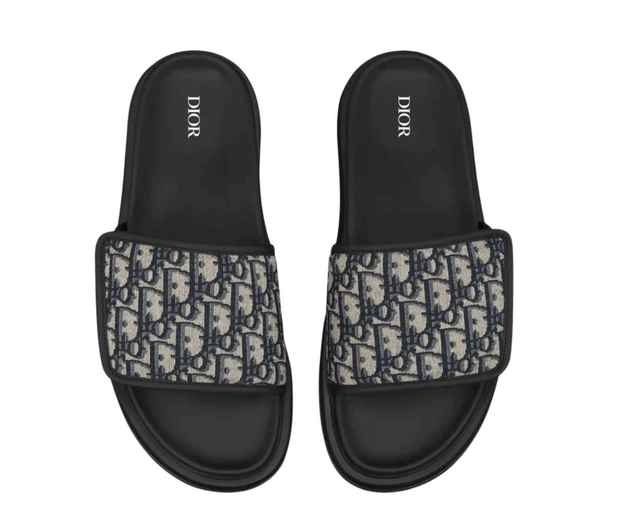 Dior Aqua Sandal In Dior Oblique Jacquard