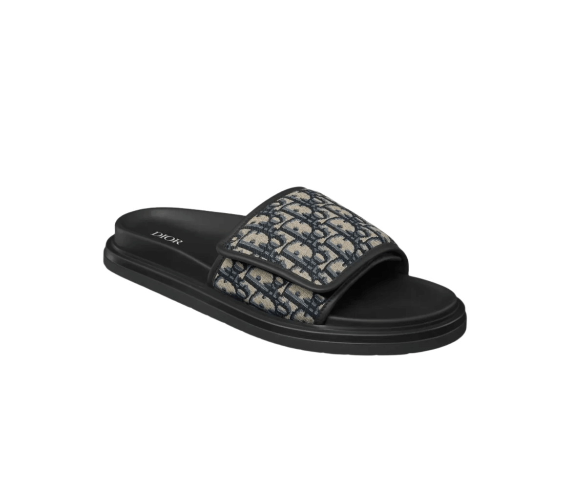 Dior Aqua Sandal In Dior Oblique Jacquard