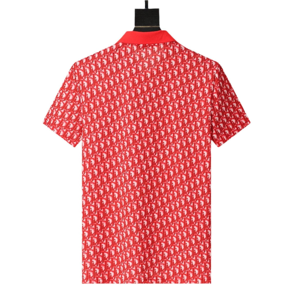 Dior Red T-Shirt With Collar