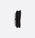 Dior Saddle A4 Pouch Black Grained Calfskin