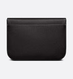 Dior Saddle A4 Pouch Black Grained Calfskin