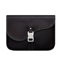 Dior Saddle A4 Pouch Black Grained Calfskin
