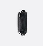 Dior Saddle Triple Pouch Beige and Black Dior Oblique Jacquard